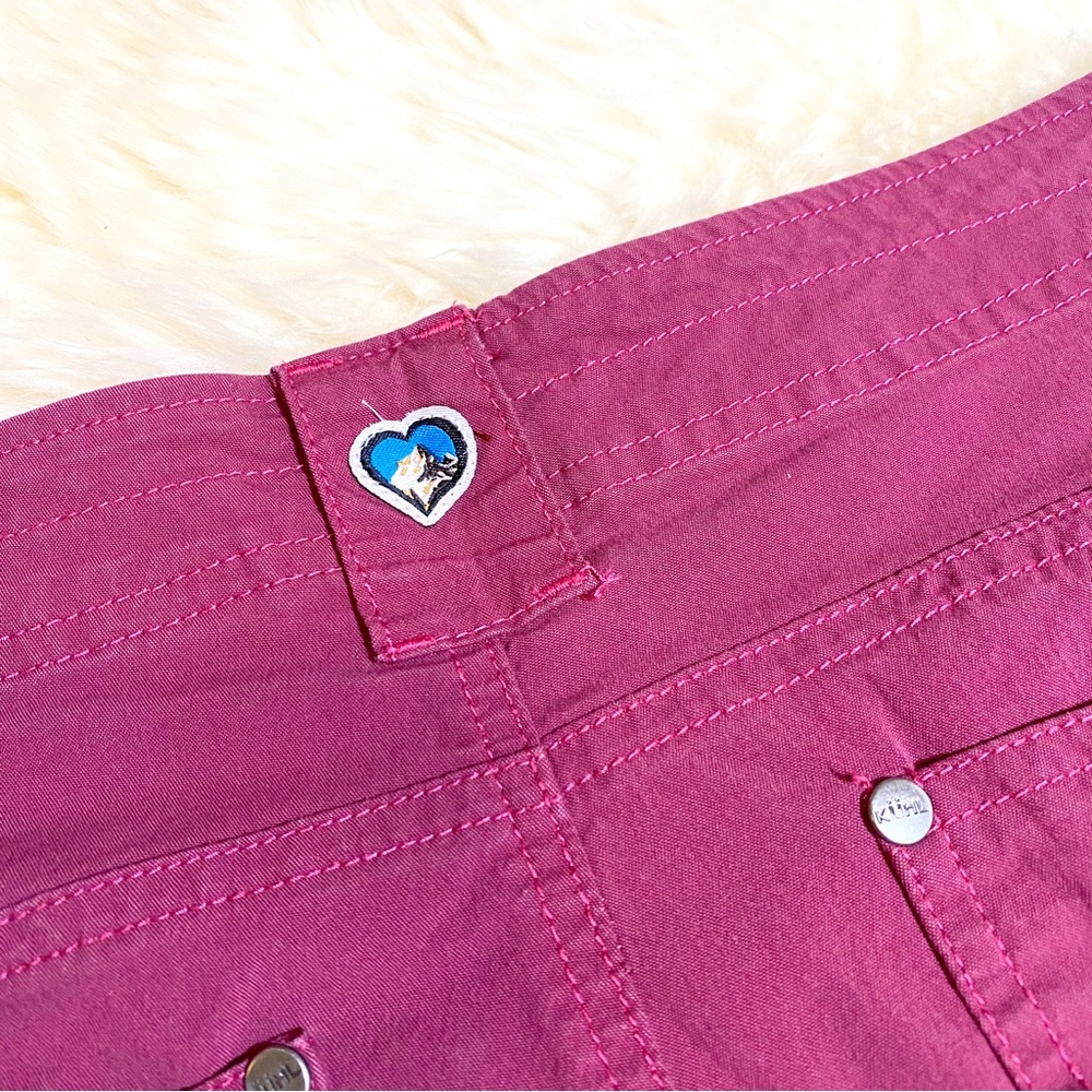 Kuhl Free Range Shorts 6 1/2" in Burgundy - Picture 5 of 12